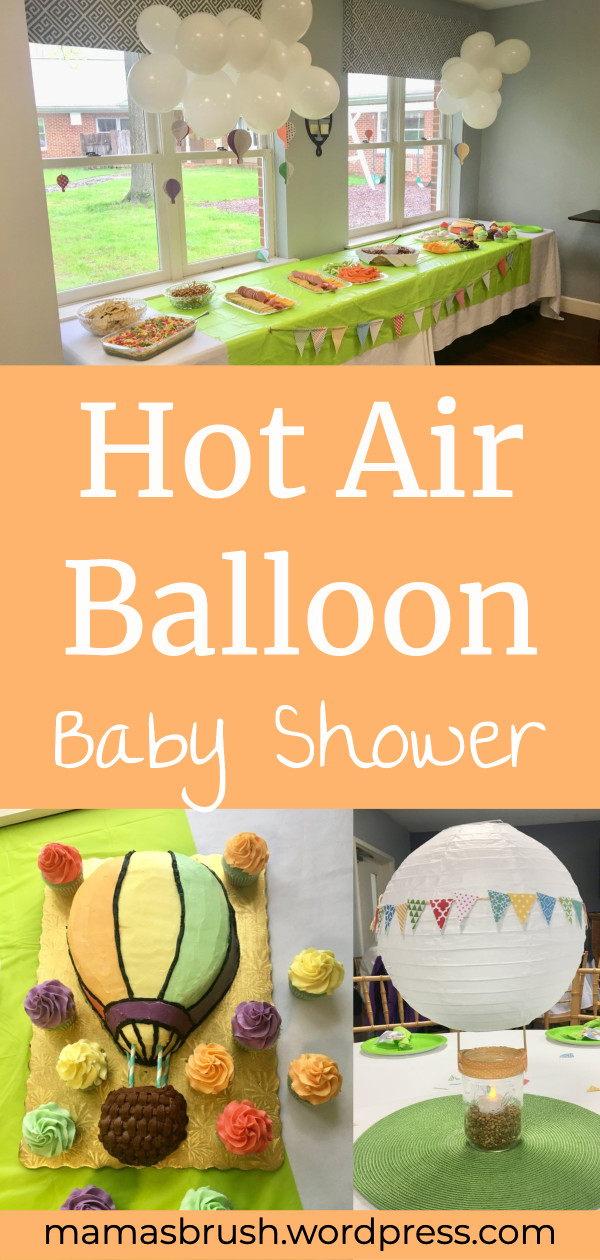 Hot Air Balloon Theme Baby Shower | Party or Event | mamasbrush