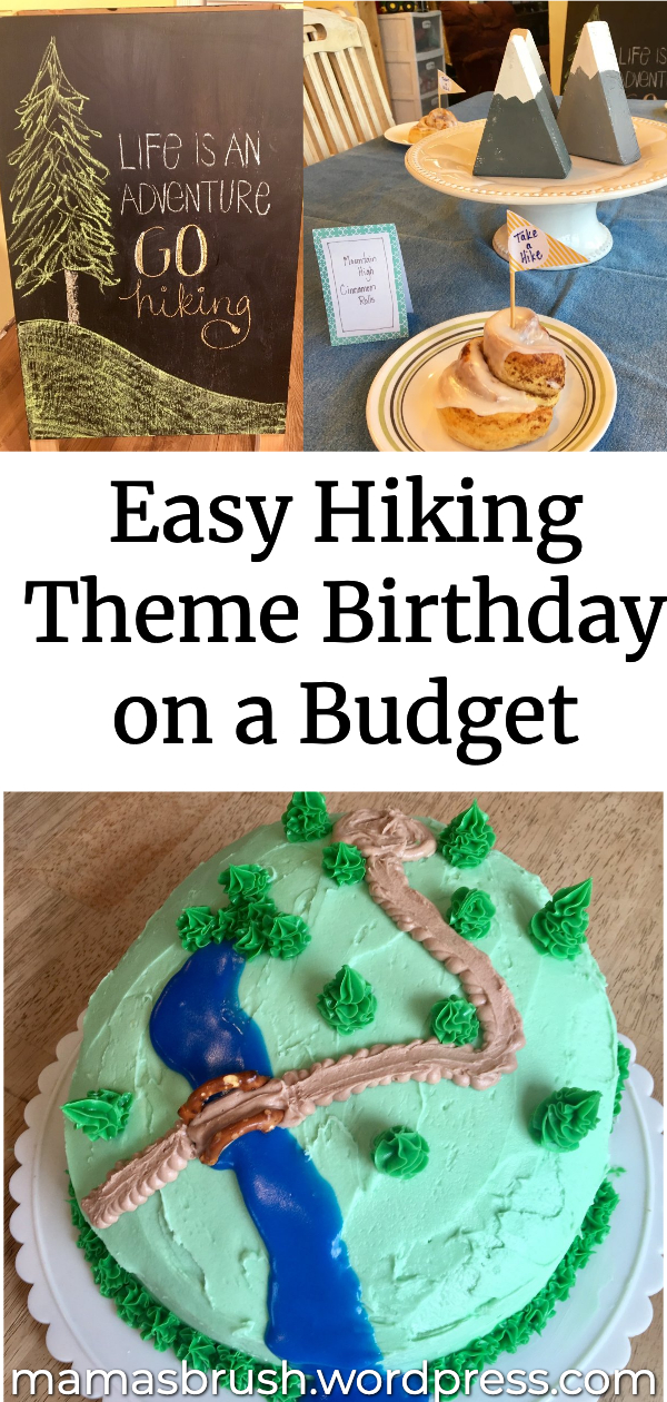 Easy Hiking Theme Birthday on a Budget